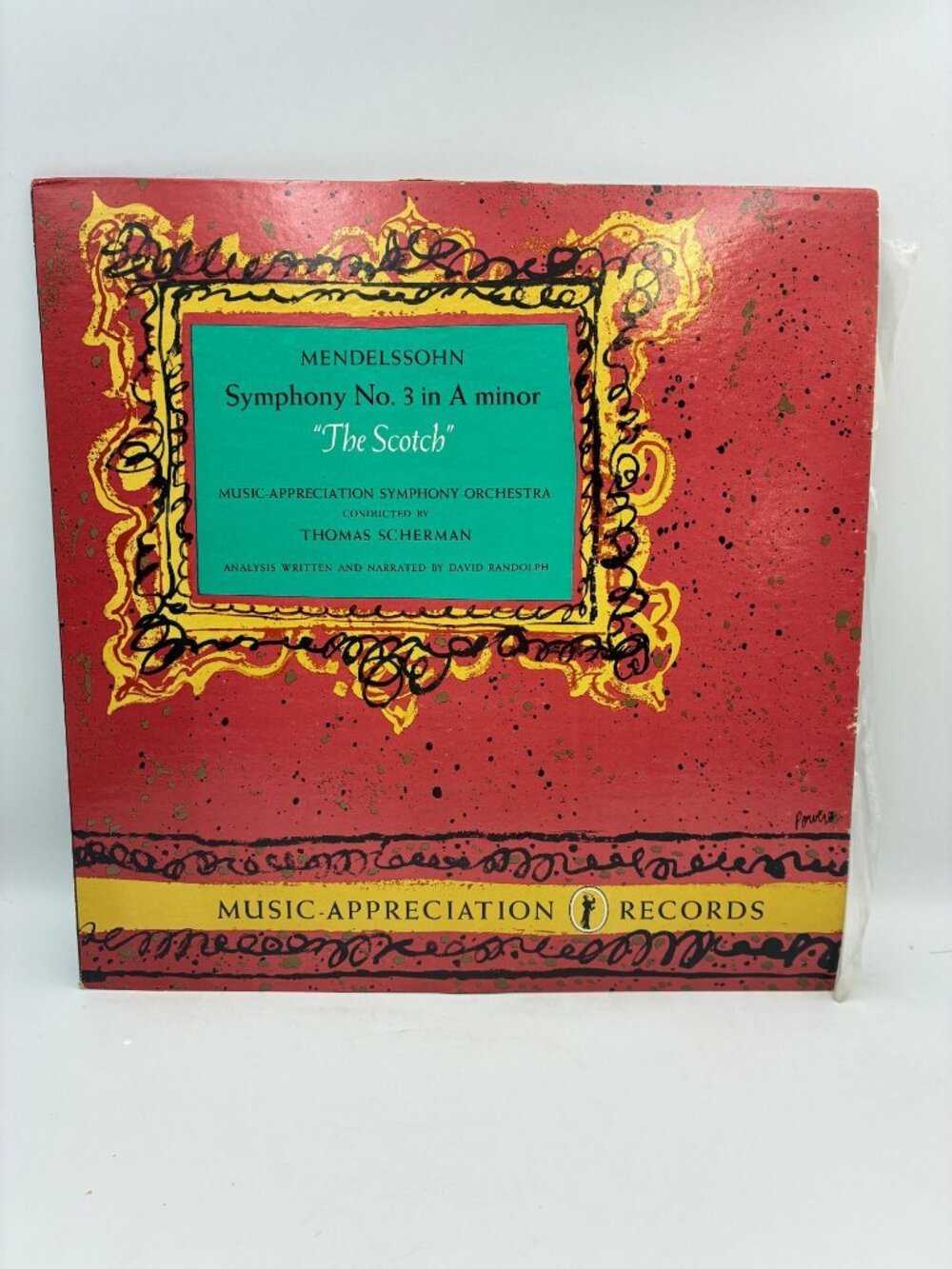Mendelssohn Symphony No 3 The Scotch Music Appreciation Records MAR5879 LP Vinyl